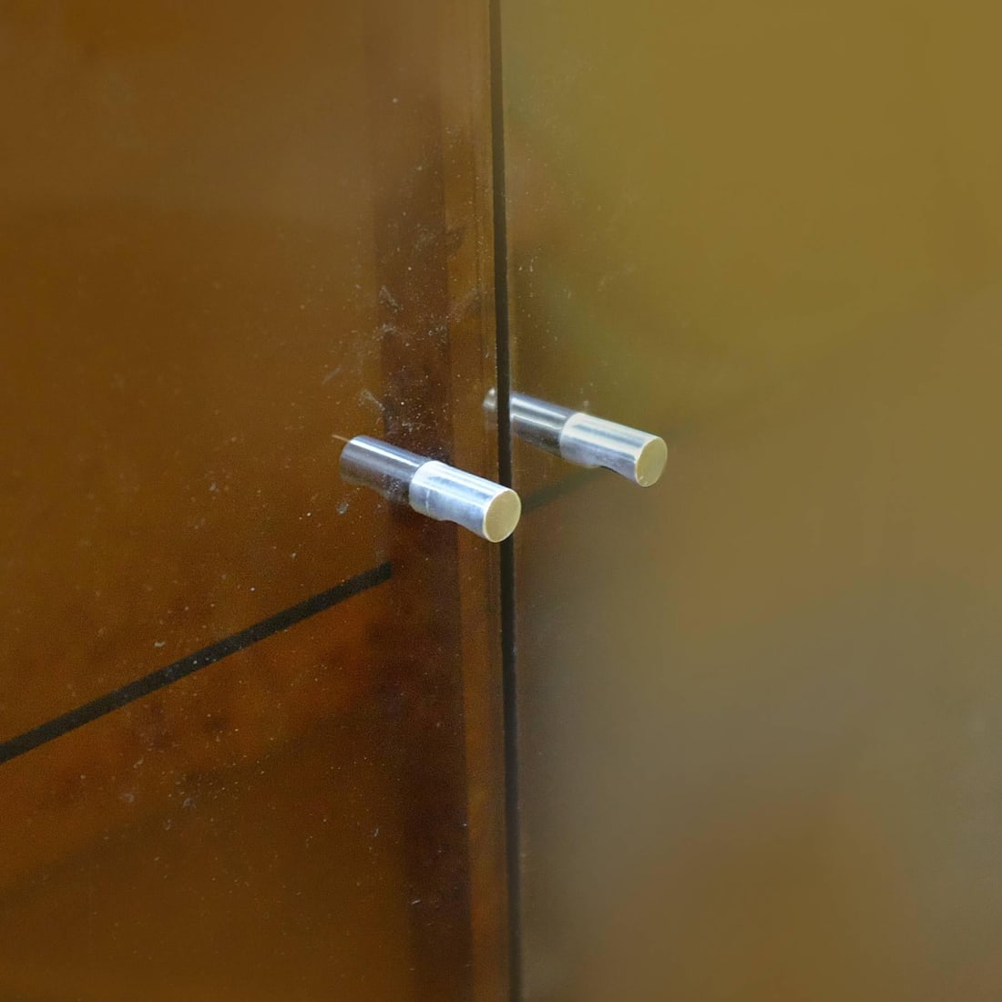 Burl wood China Lighted Cabinet by Dillingham - 2