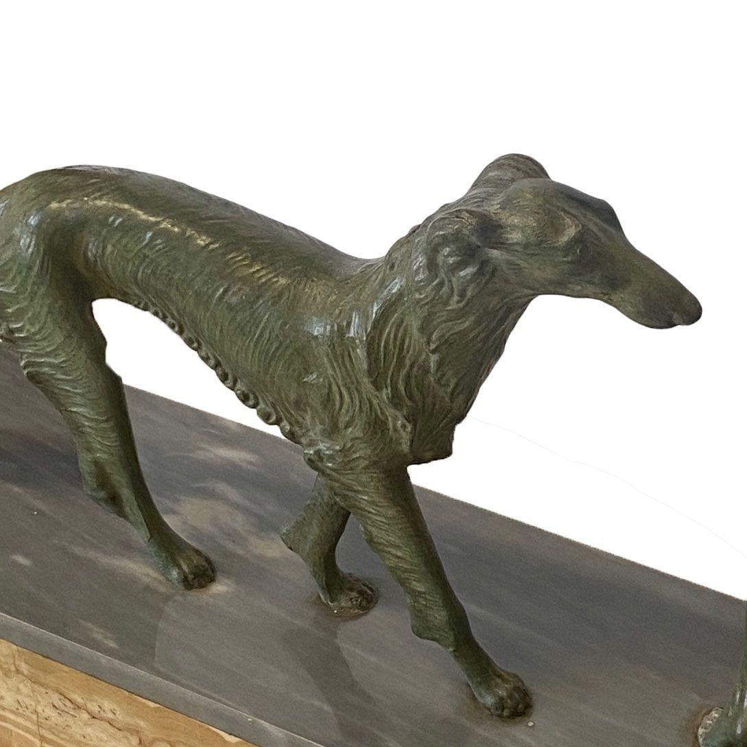 Art Deco Light-up Flapper Bronze Patina Sculpture by Enrique Molins-Balleste - 6