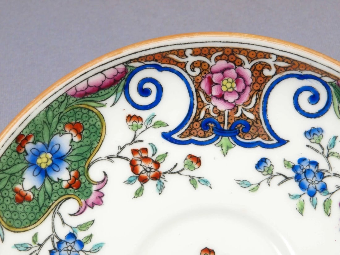 MINTON B157 ANTIQUE Older Coffee Tea cup Saucer Set Floral Imari - 4