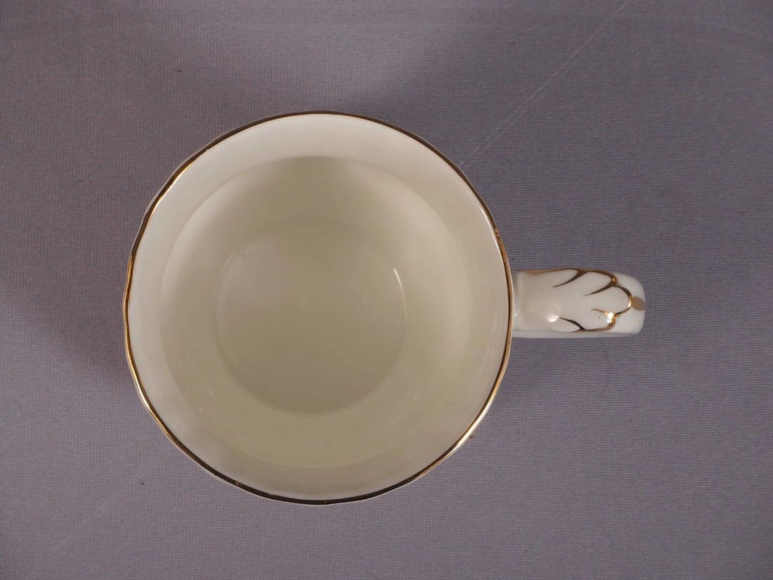 Royal Albert Tranquillity COFFEE TEA MUG Pink Roses England Gold - 3