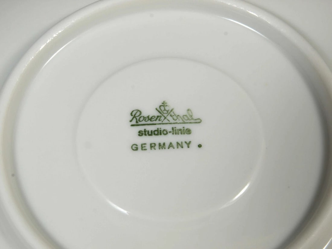 ROSENTHAL Romance White Embossed Studio Line B Wiinblad Coffee TeaCup Saucer Set - 5