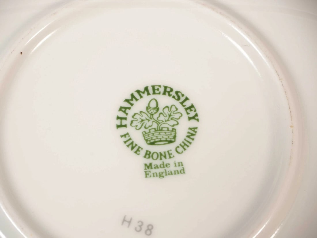 Hammersley LADY PATRICIA Signed F Howard Coffee Tea Cup Saucer Set England - 5