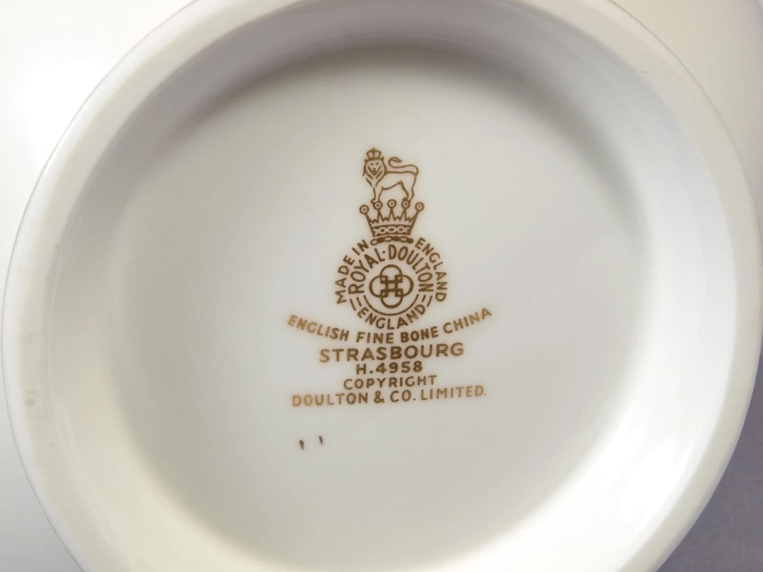 ROYAL DOULTON STRASBOURG Tall Large Coffee Tea Pot Teapot H4958 England - 6