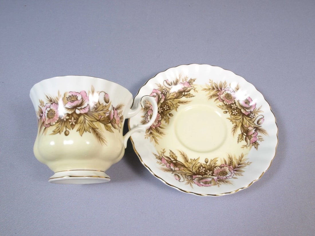 Royal Albert MELODY SERIES SONATA Coffee Tea cup Saucer England Vintage - 2