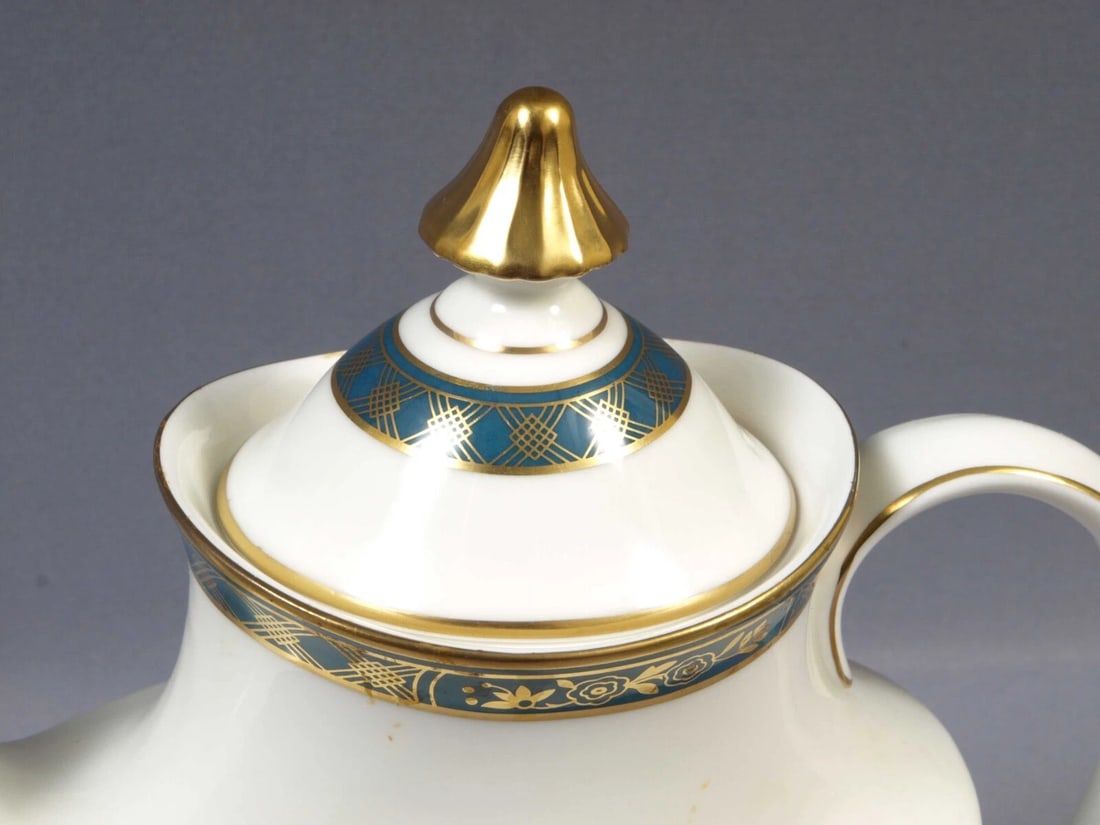 ROYAL DOULTON EARLSWOOD Tall Coffee Pot Teapot LARGE England H5053 - 2