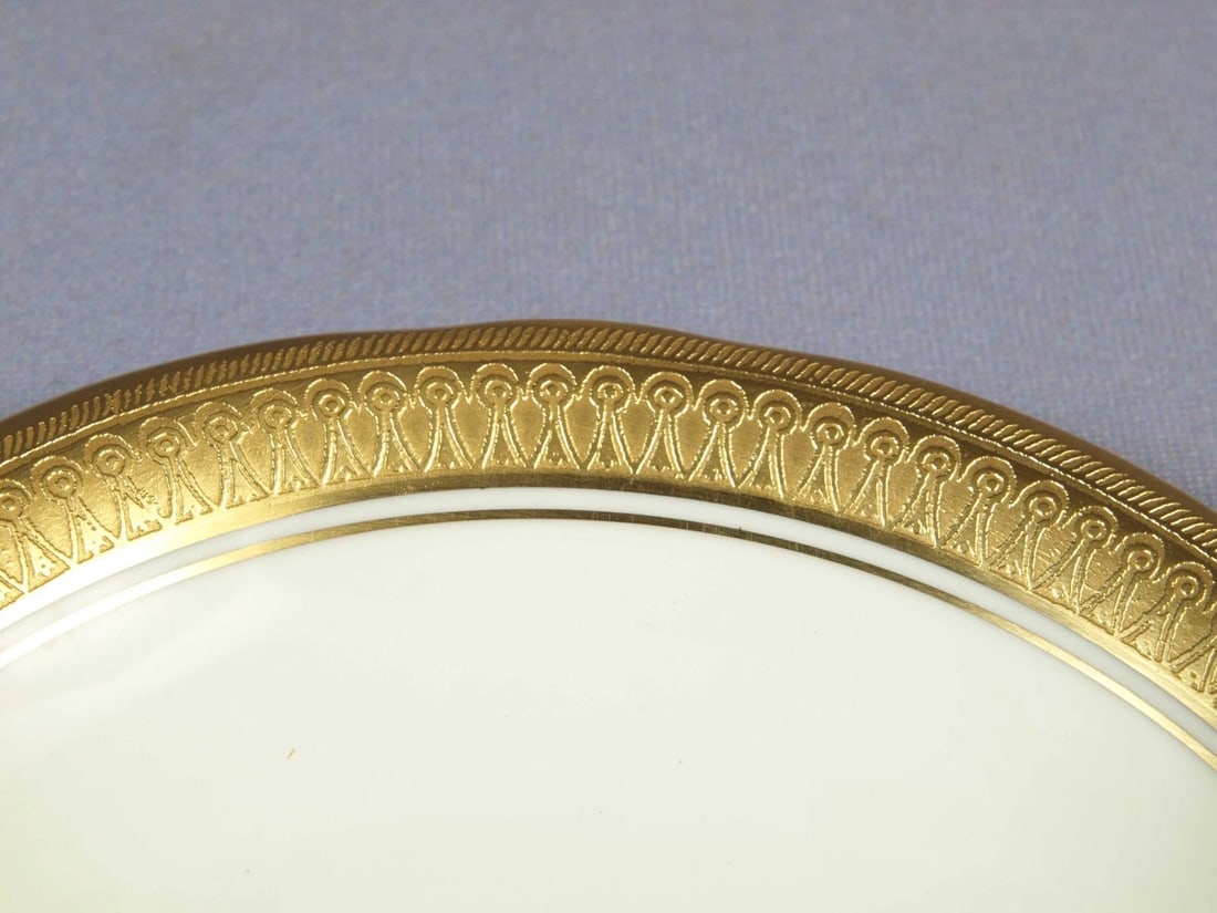 Aynsley SANDRINGHAM Gold Encrusted Coffee Tea Cup Saucer Set 3830 England - 4