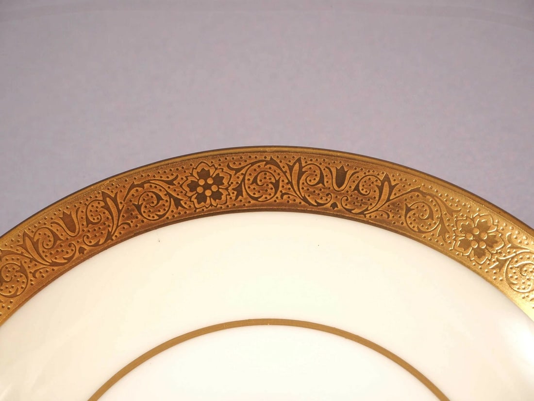 Minton WESTMINSTER K154 GOLD Encrusted Demitasse Coffee Espresso Cup England - 4