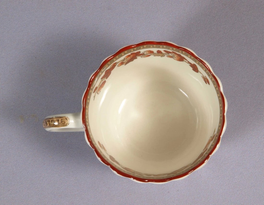 Copeland Spode Indian Tree Rust Orange Coffee Tea Cup ONLY Mug England - 2