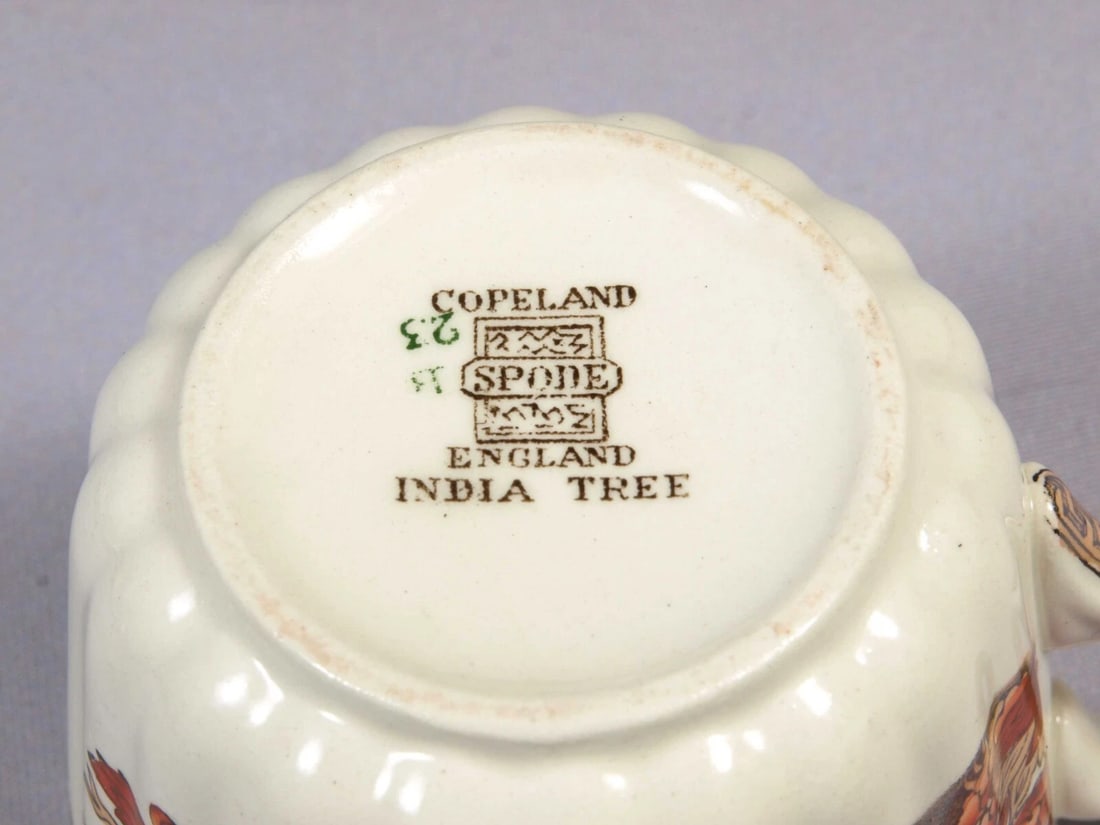 Copeland Spode Indian Tree Rust Orange Coffee Tea Cup ONLY Mug England - 4