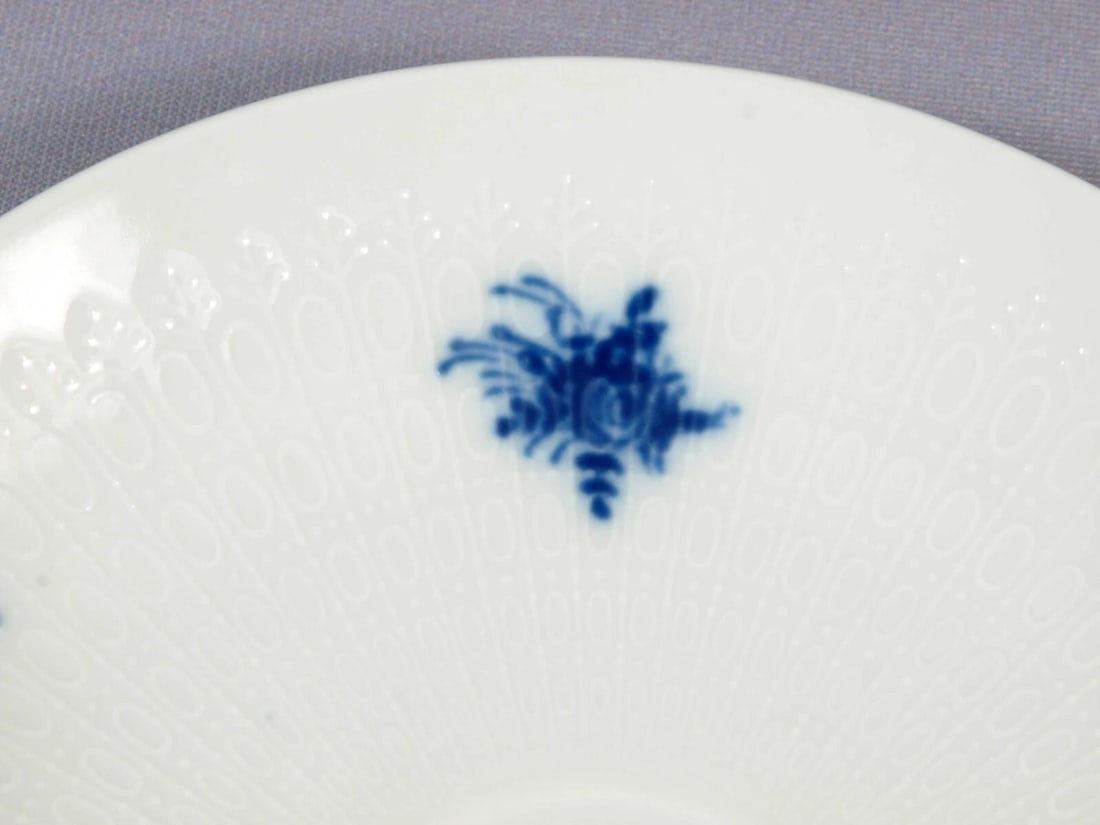 Vintage ROSENTHAL Bjorn RHAPSODY Romance Coffee Tea Cup Saucer Set Blue Germany - 4