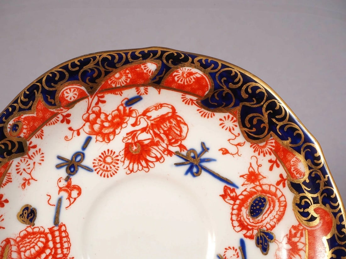 ROYAL CROWN DERBY Demitasse Coffee Espresso Cup Saucer 2649 England ANTIQUE - 4