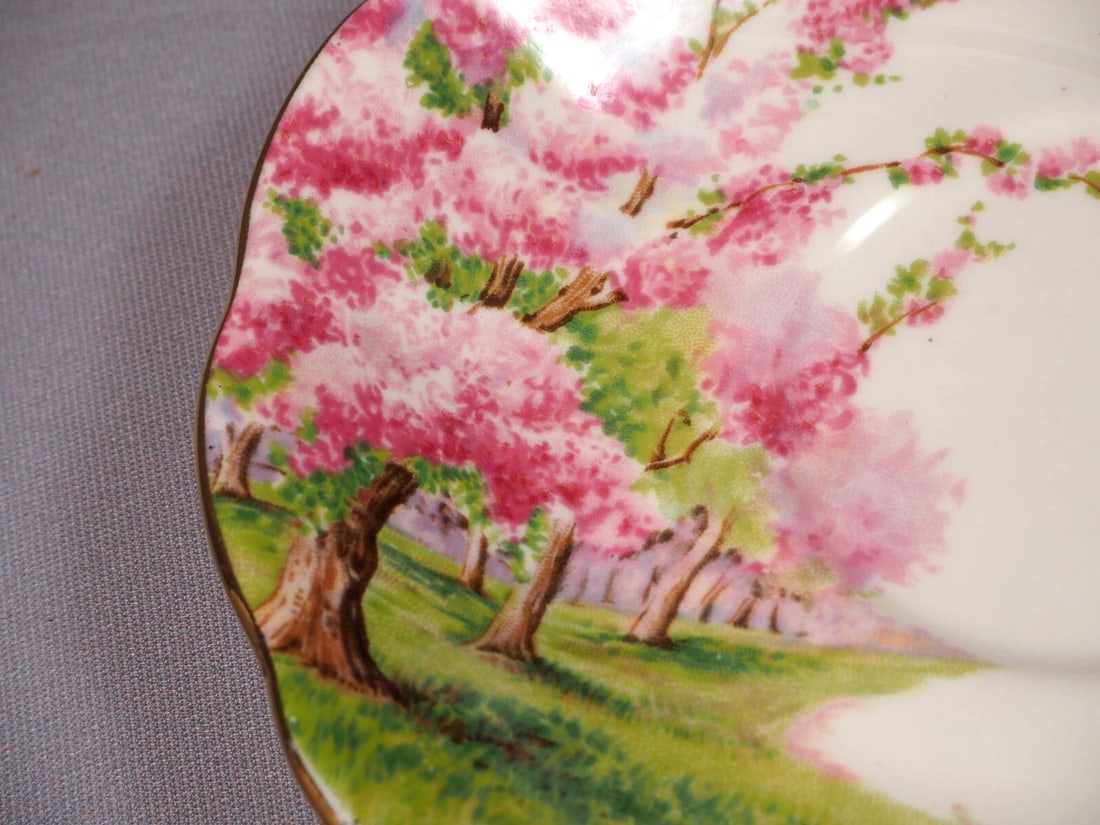 Royal Albert Blossom Time Coffee Tea cup Saucer Set Bone China England - 3