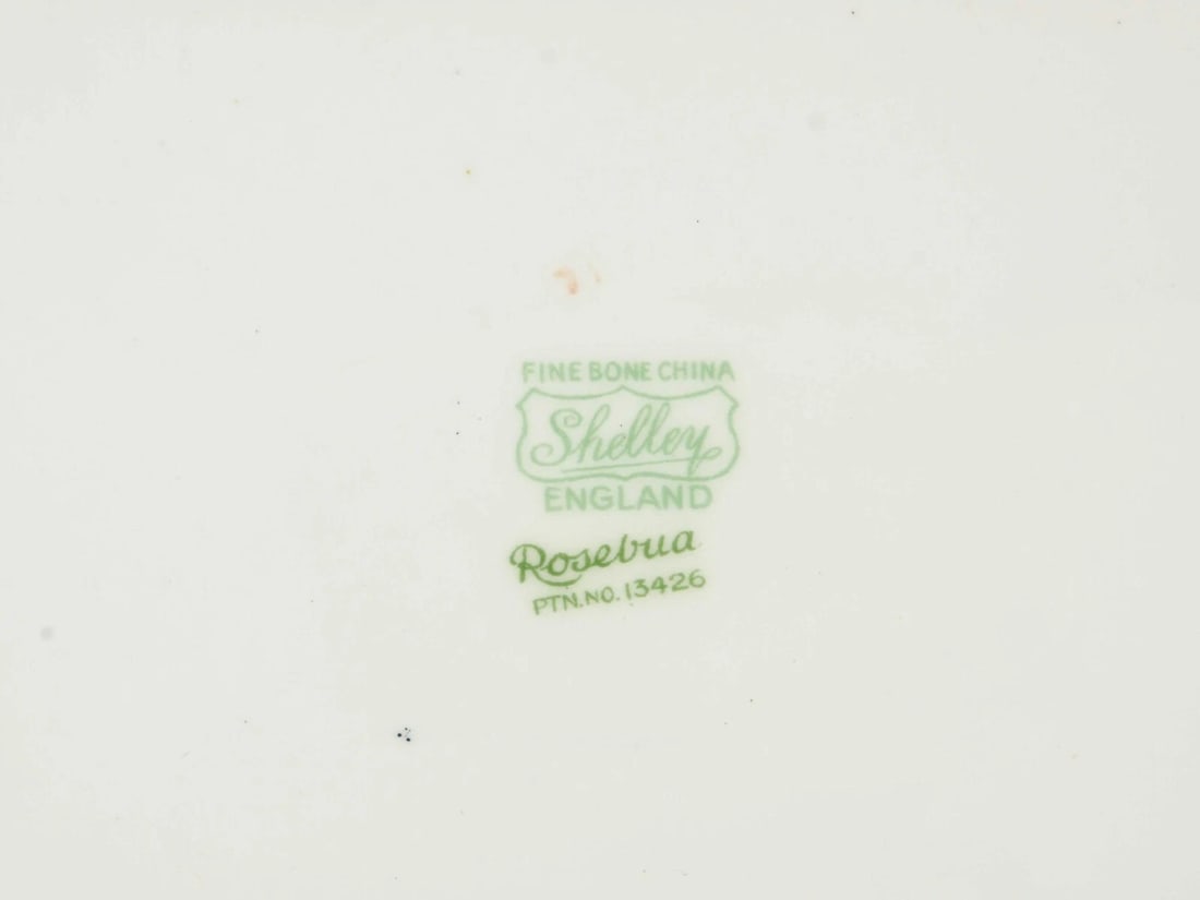 Shelley Rosebud Dainty Shape Coffee Teacup Cup Saucer Set 13426 England - 4