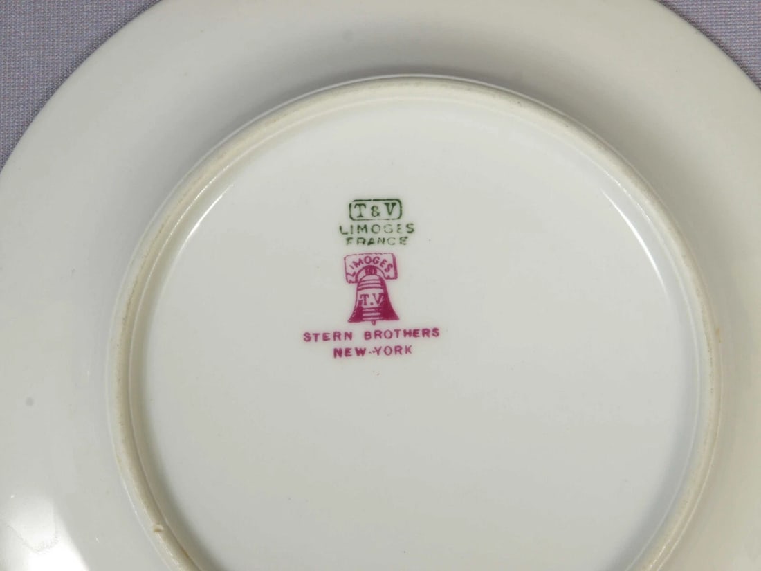 LIMOGES France T&V Tressemanes Vogt Raynaud Tea Coffee Cup Plate TRIO GOLD - 5