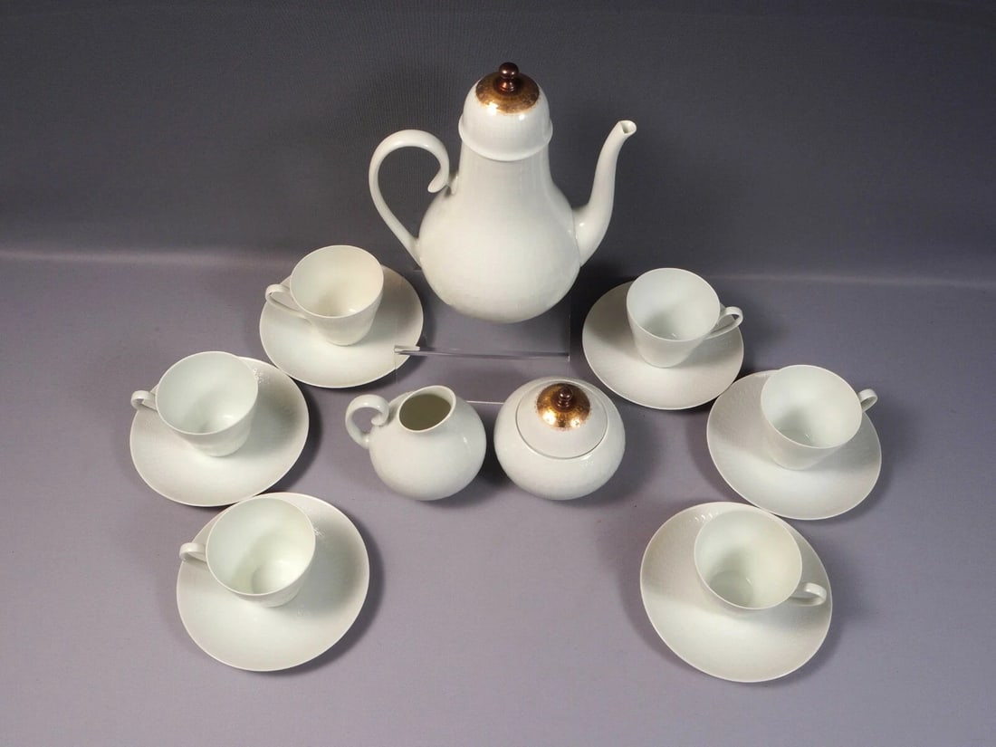 ROSENTHAL Quatre Couleurs Studio Line Germany Coffee Tea Tea Cup Teapot Sugar - 3