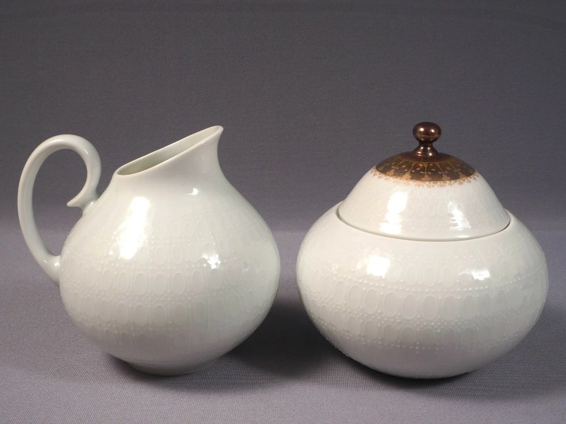 ROSENTHAL Quatre Couleurs Studio Line Germany Coffee Tea Tea Cup Teapot Sugar - 5