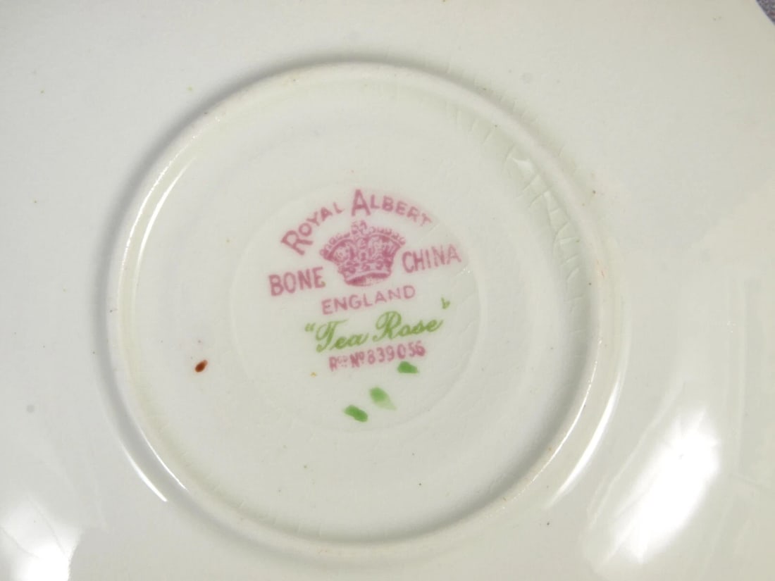 Royal Albert Yellow Tea Rose Bone China Coffee ESPRESSO cup Saucer England - 4