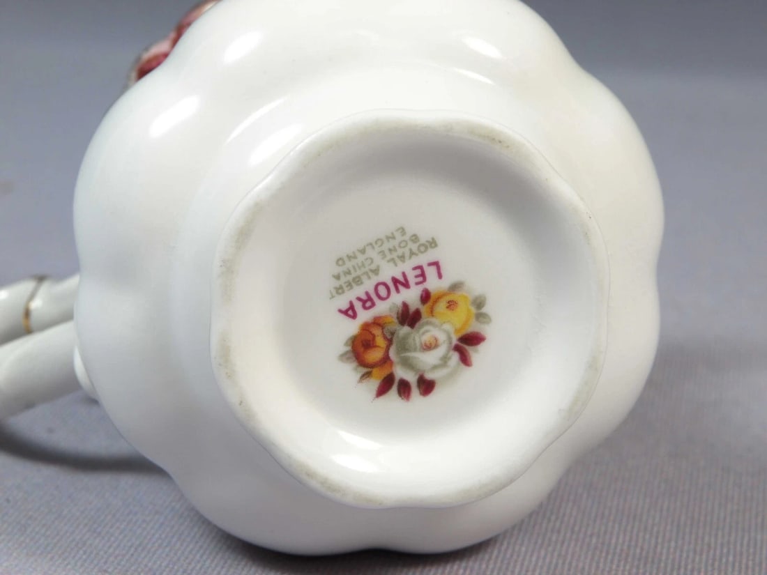 Royal Albert LENORA Milk Jug Cream Creamer ONLY England Vintage Roses - 3