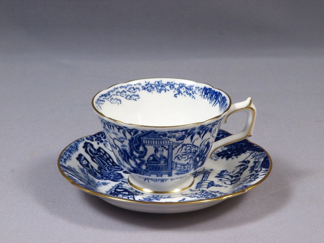 Royal Crown Derby Blue Mikado Coffee Tea Cup Saucer Bone china RARE NEWER: Title: Royal Crown Derby Blue Mikado Coffee Tea Cup Saucer Bone china RARE NEWER Description: . This beautiful, Bone china set of cup and saucer is made by Royal Crown Derby in their famous Mikado col