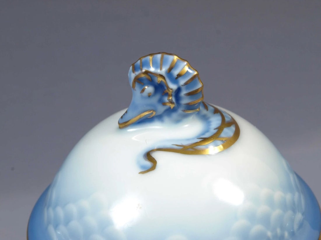 Bing Grondahl B&G Denmark Seagull Seahorse Finial Handle Coffee Pot Teapot - 3