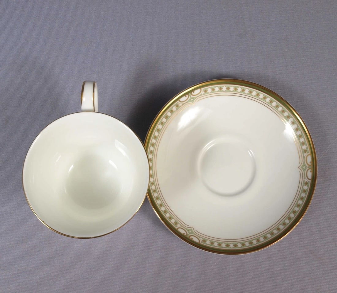 ROYAL DOULTON Lichfield Coffee Tea cup Saucer Set England H5264 - 3