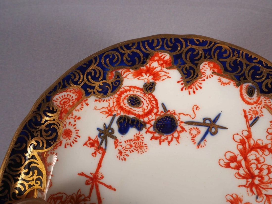 ROYAL CROWN DERBY Coffee Tea Cup Saucer 2649 England ANTIQUE - 4