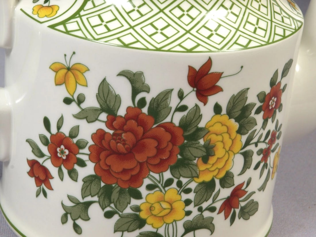 Villeroy & Boch Summer Day Teapot Coffee Pot Large Germany Vintage - 2