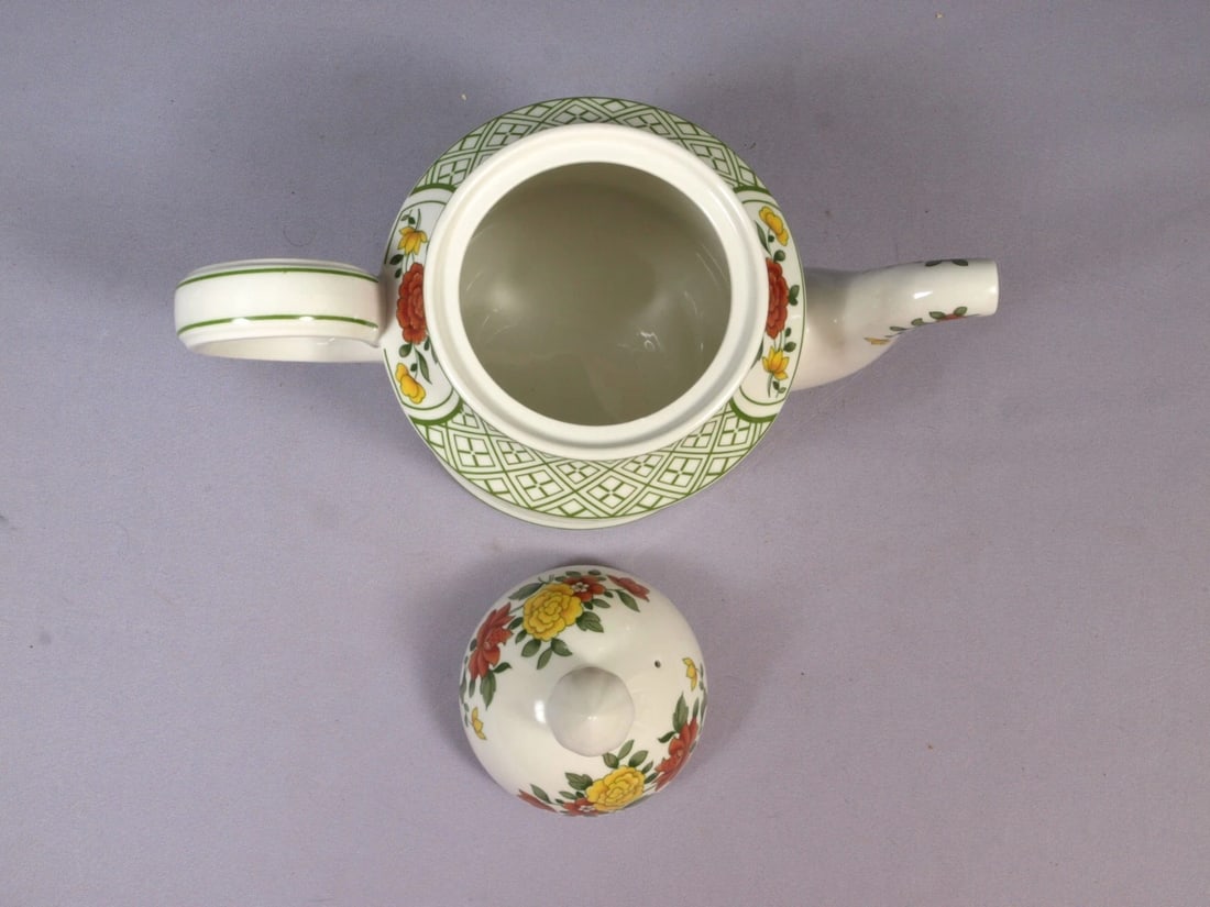 Villeroy & Boch Summer Day Teapot Coffee Pot Large Germany Vintage - 3