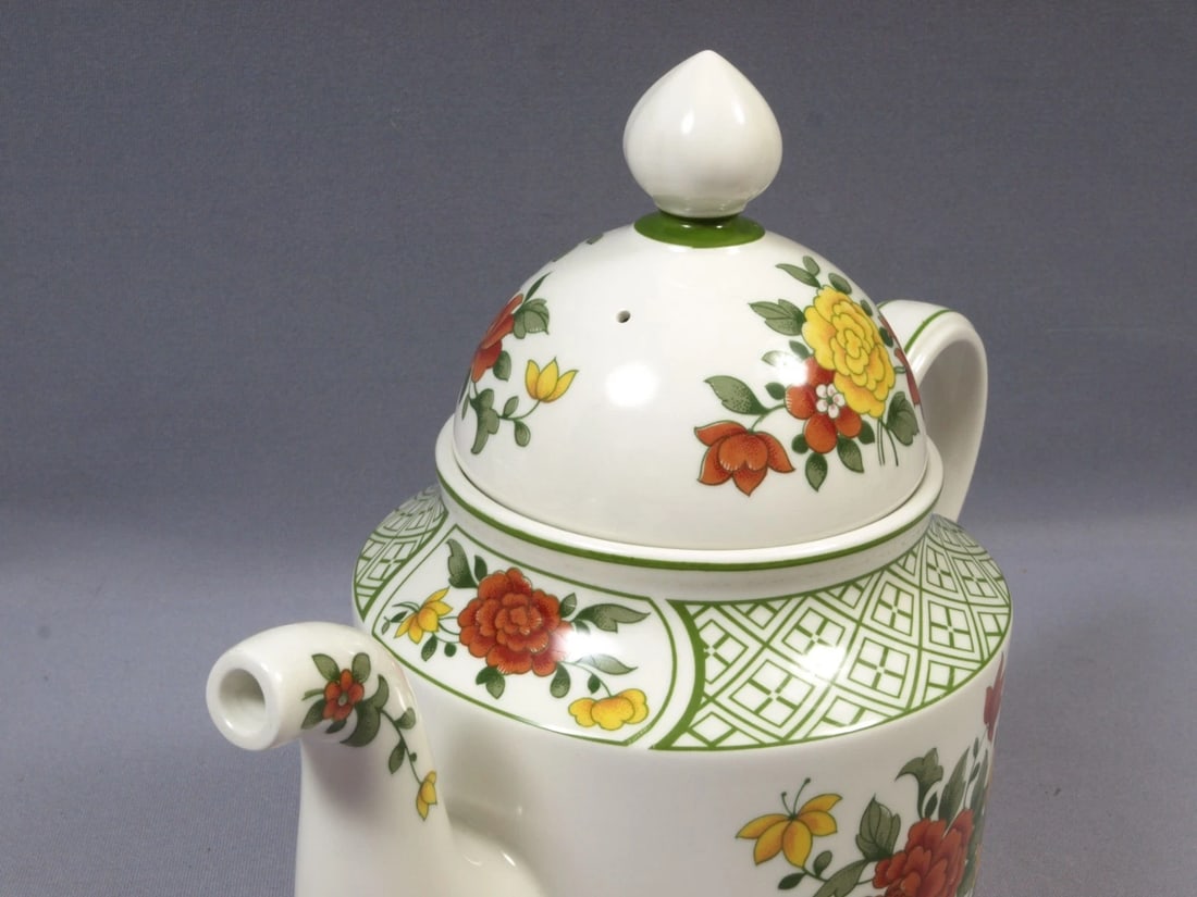 Villeroy & Boch Summer Day Teapot Coffee Pot Large Germany Vintage - 4