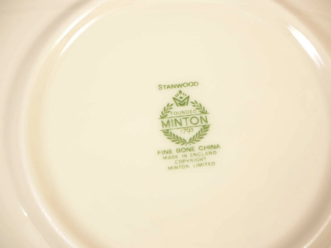 Minton Stanwood Gold Rim Coffee/Tea Cup and Saucer SET England - 4