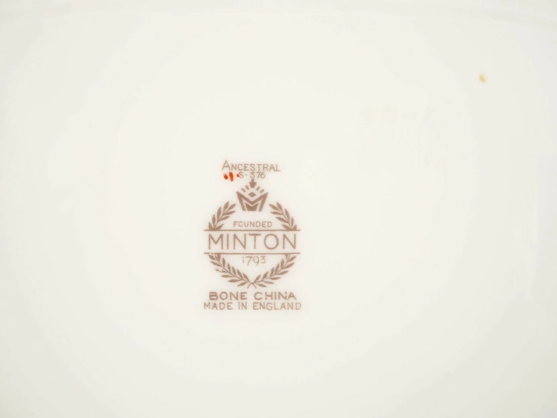 MINTON ANCESTRAL Coffee Tea cup Saucer Set Newer S376 - 6