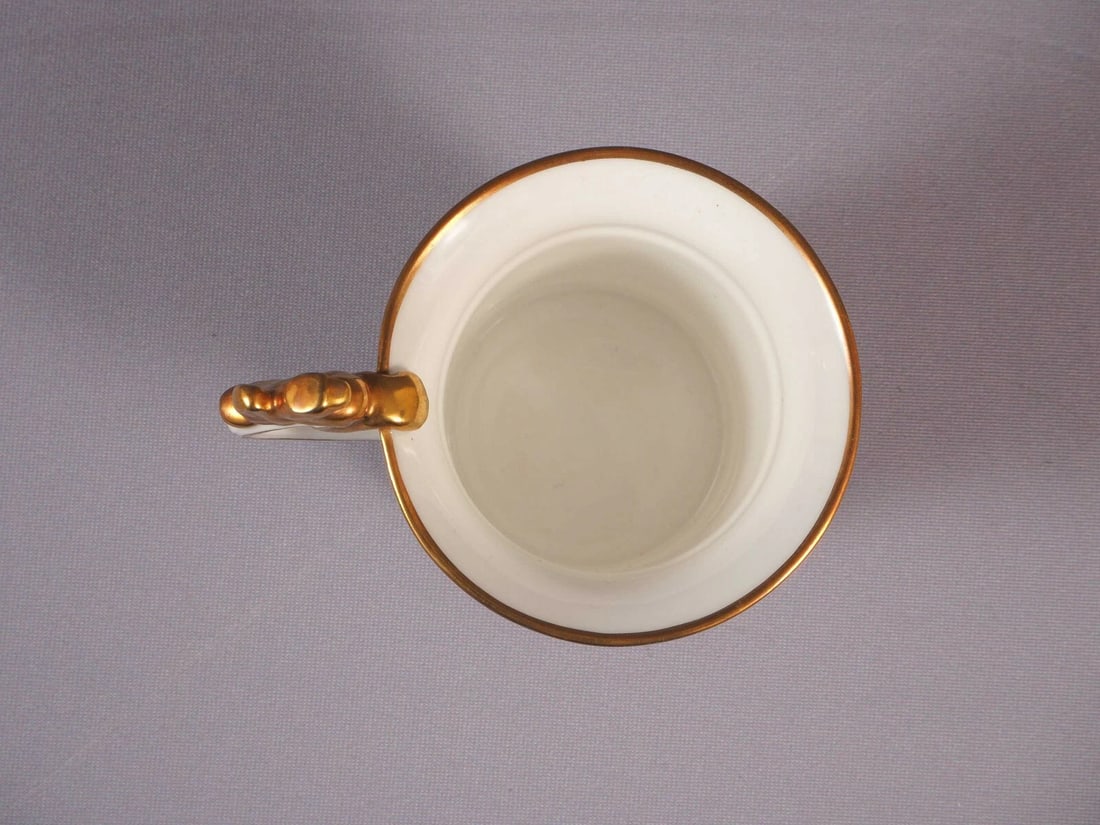 HAMMERSLEY SUPER RARE Gryphon Cup ONLY Coffee Espresso Gold England - 3