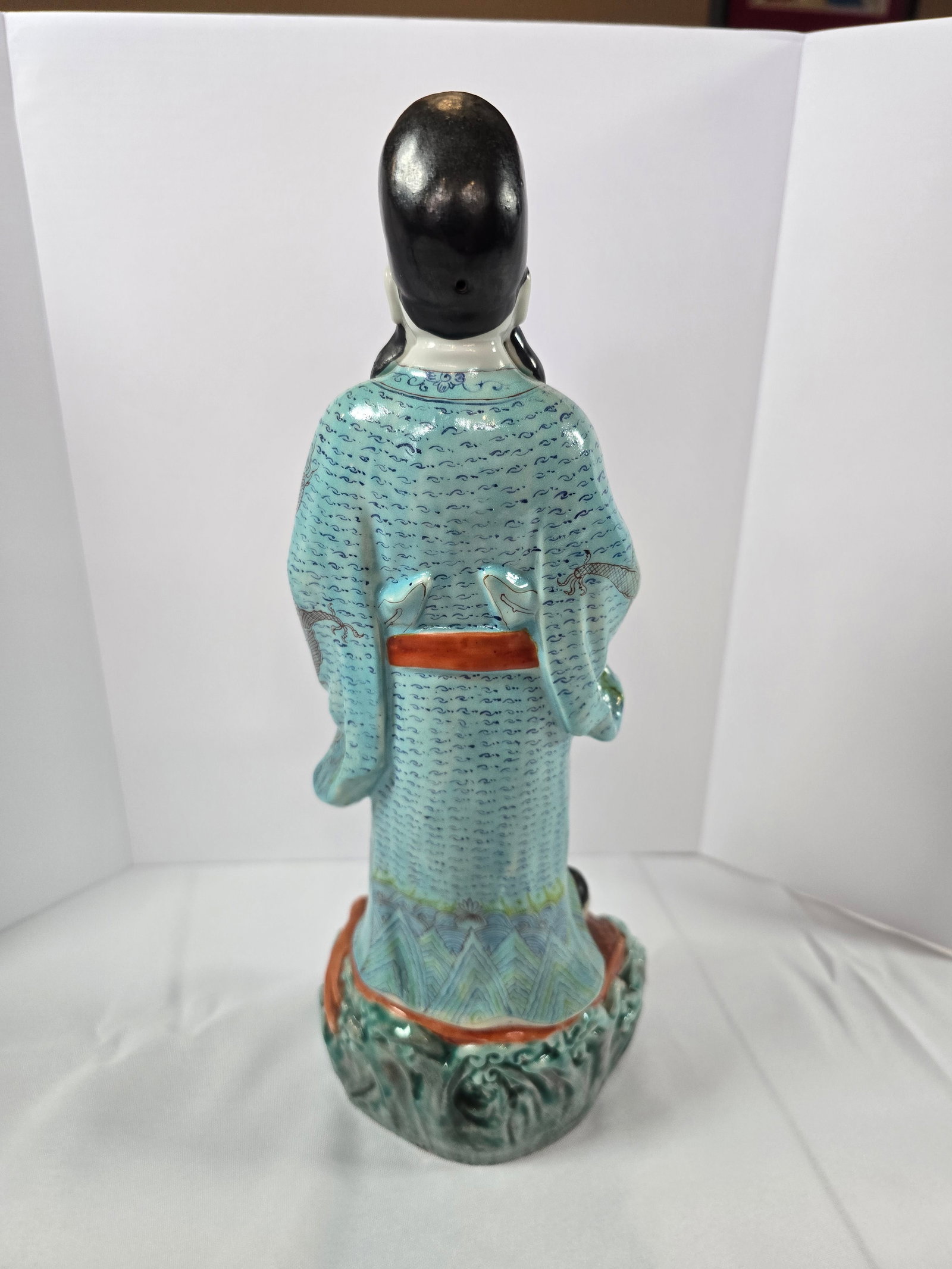 Chinese Export Famille Verte Porcelain Figure, Possibly Guanyin - 2
