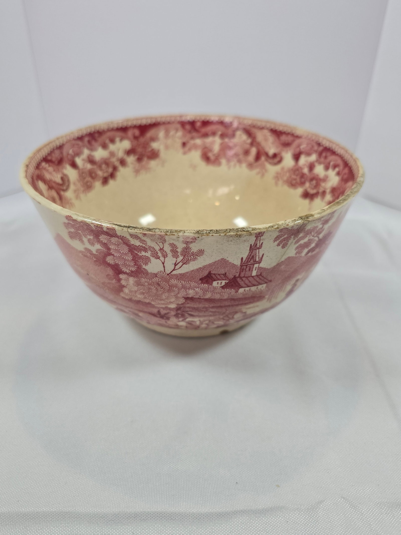 Davenport Imari Palette Transferware Bowl, Early 19th Century - 2