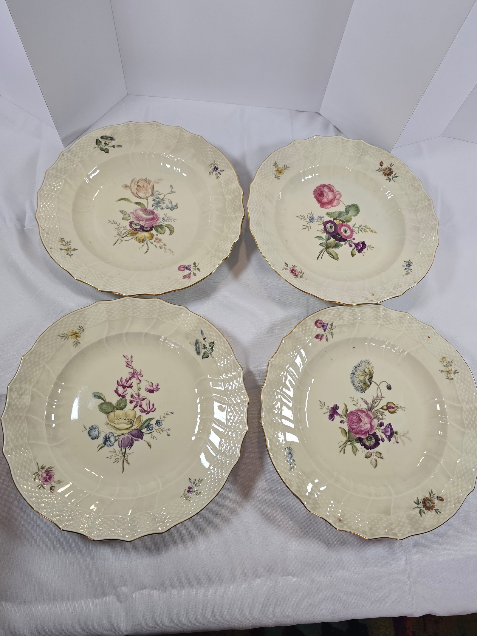Set of 17 Royal Copenhagen "Flora Danica" Luncheon Plates (1 of 7)