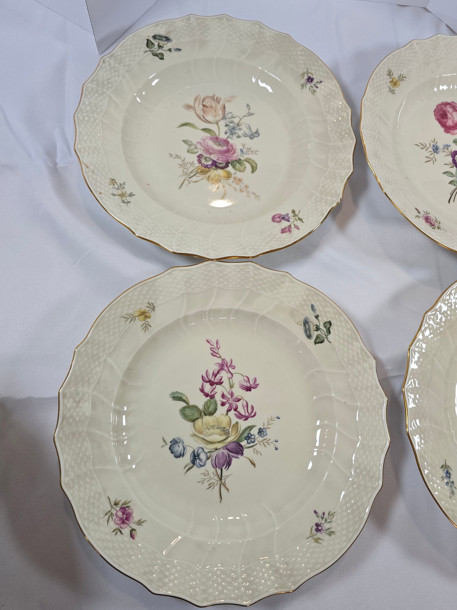 Set of 17 Royal Copenhagen "Flora Danica" Luncheon Plates - 2
