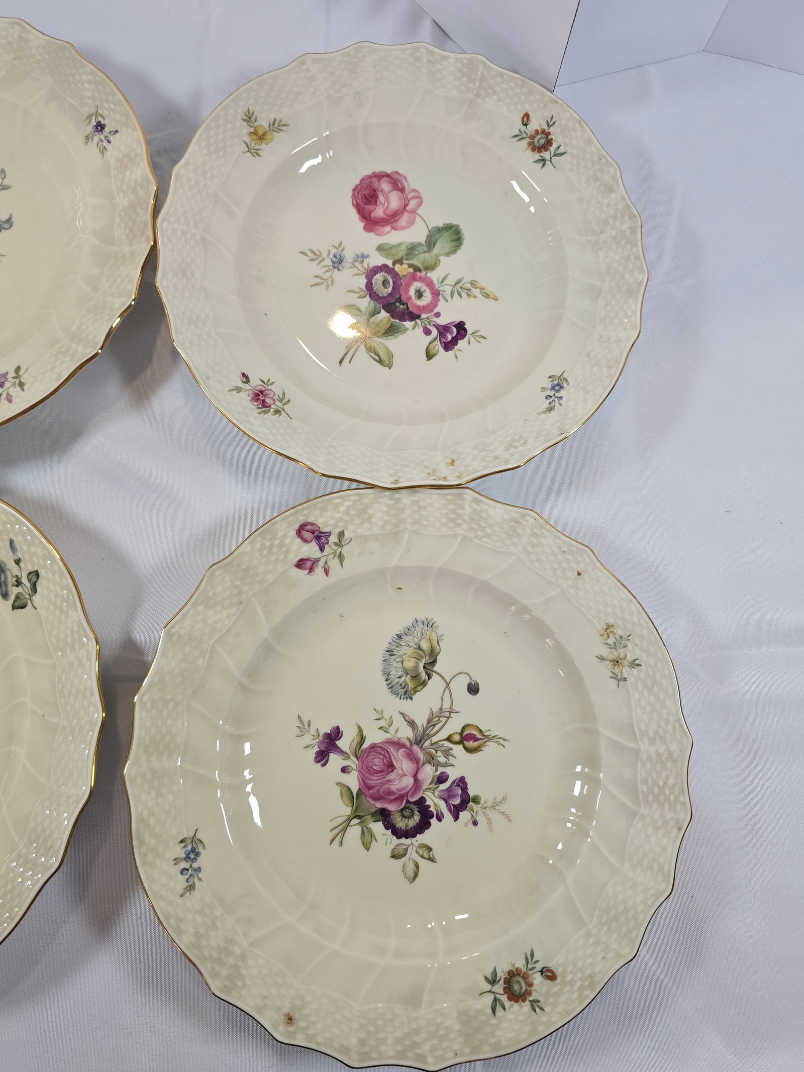 Set of 17 Royal Copenhagen "Flora Danica" Luncheon Plates - 3