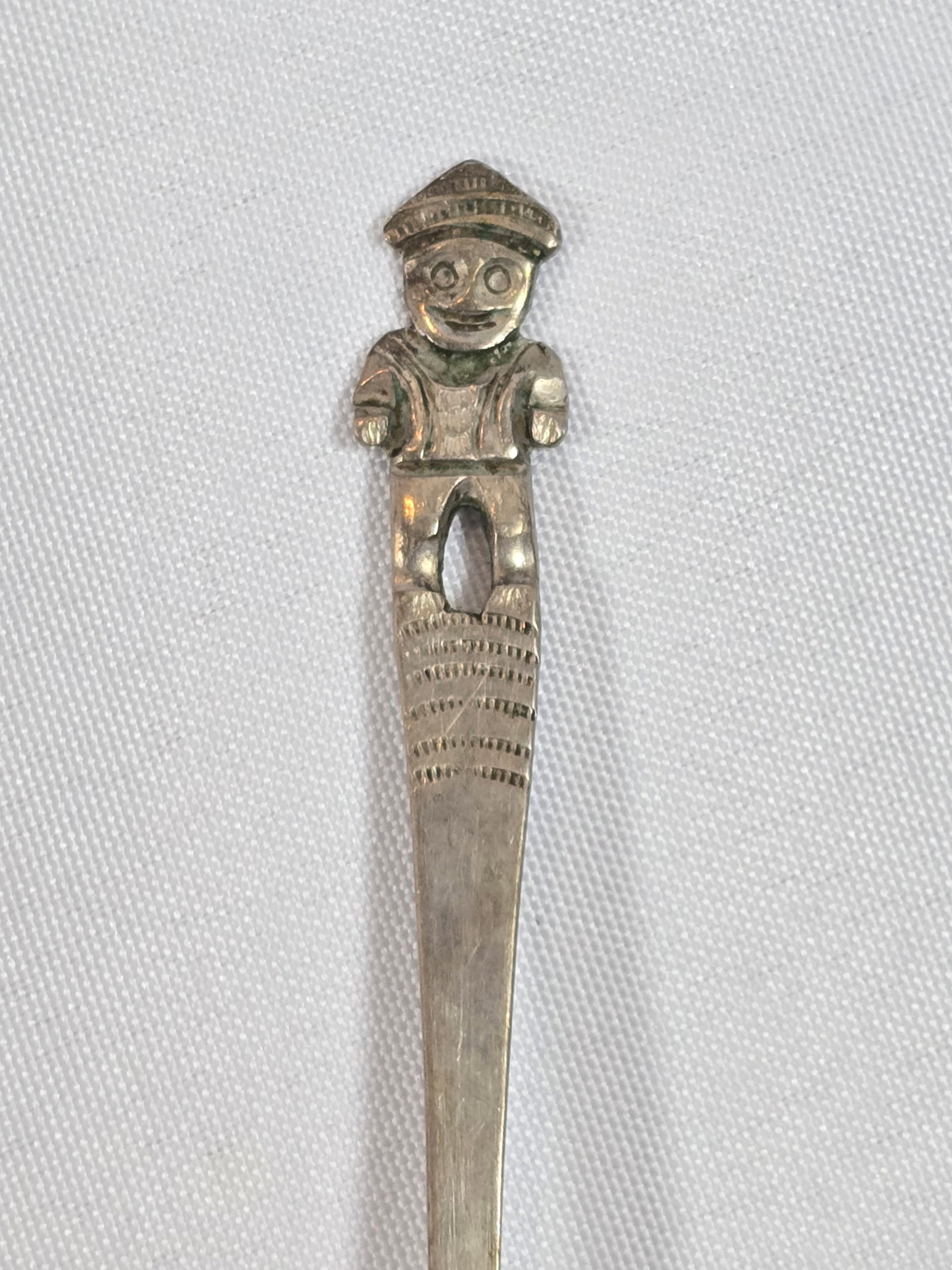 Set of Twelve Miniature Silverplate Souvenir Spoons - 2