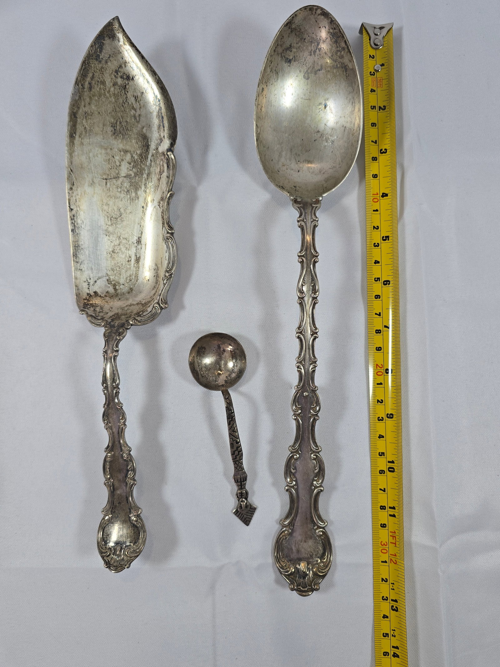 Three Pieces of Assorted Silver Plated Serving Utensils - 5