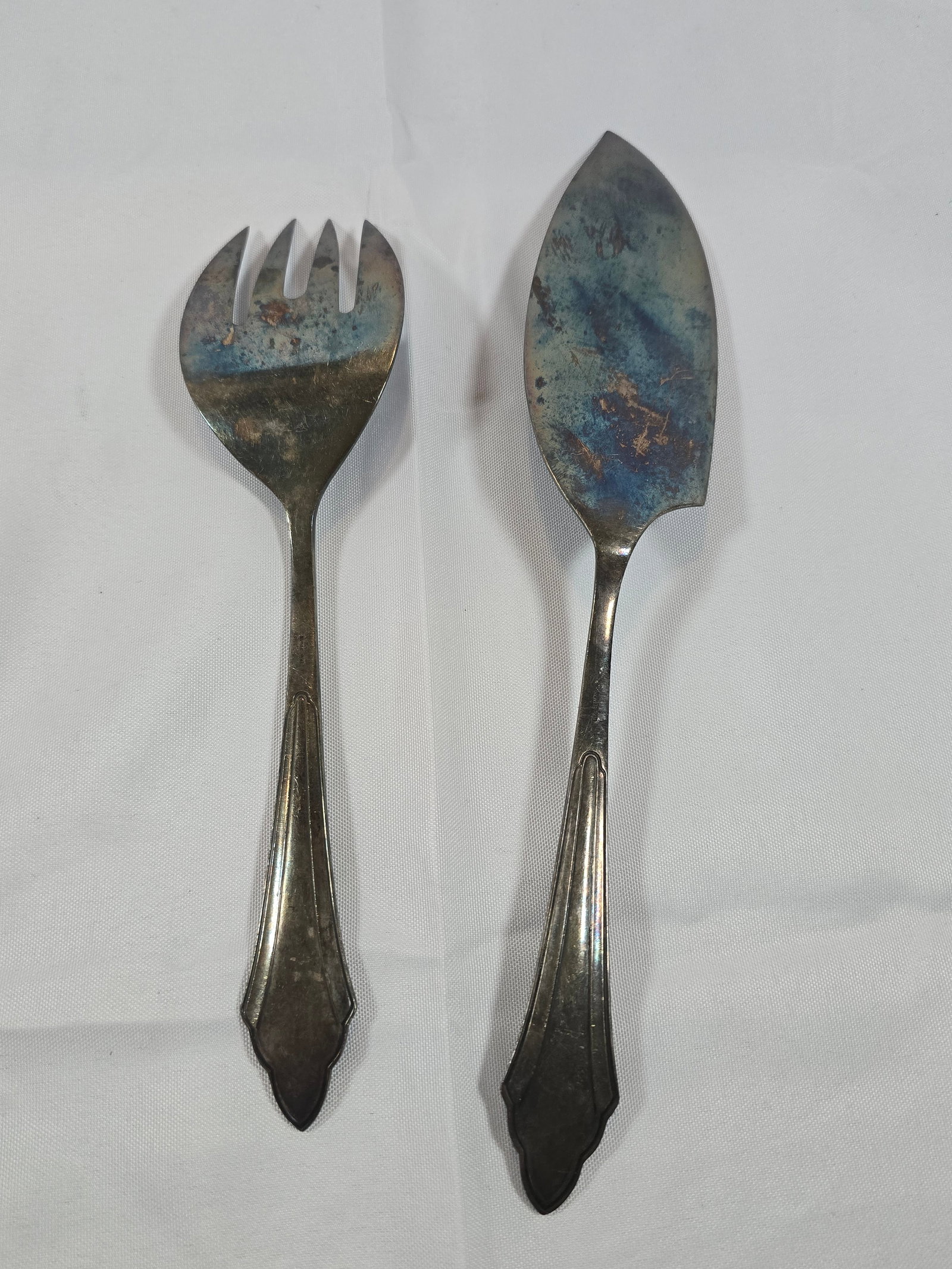 WMF 90 Silver Plated Ladles, Serving Fork, and Fish Server - 4