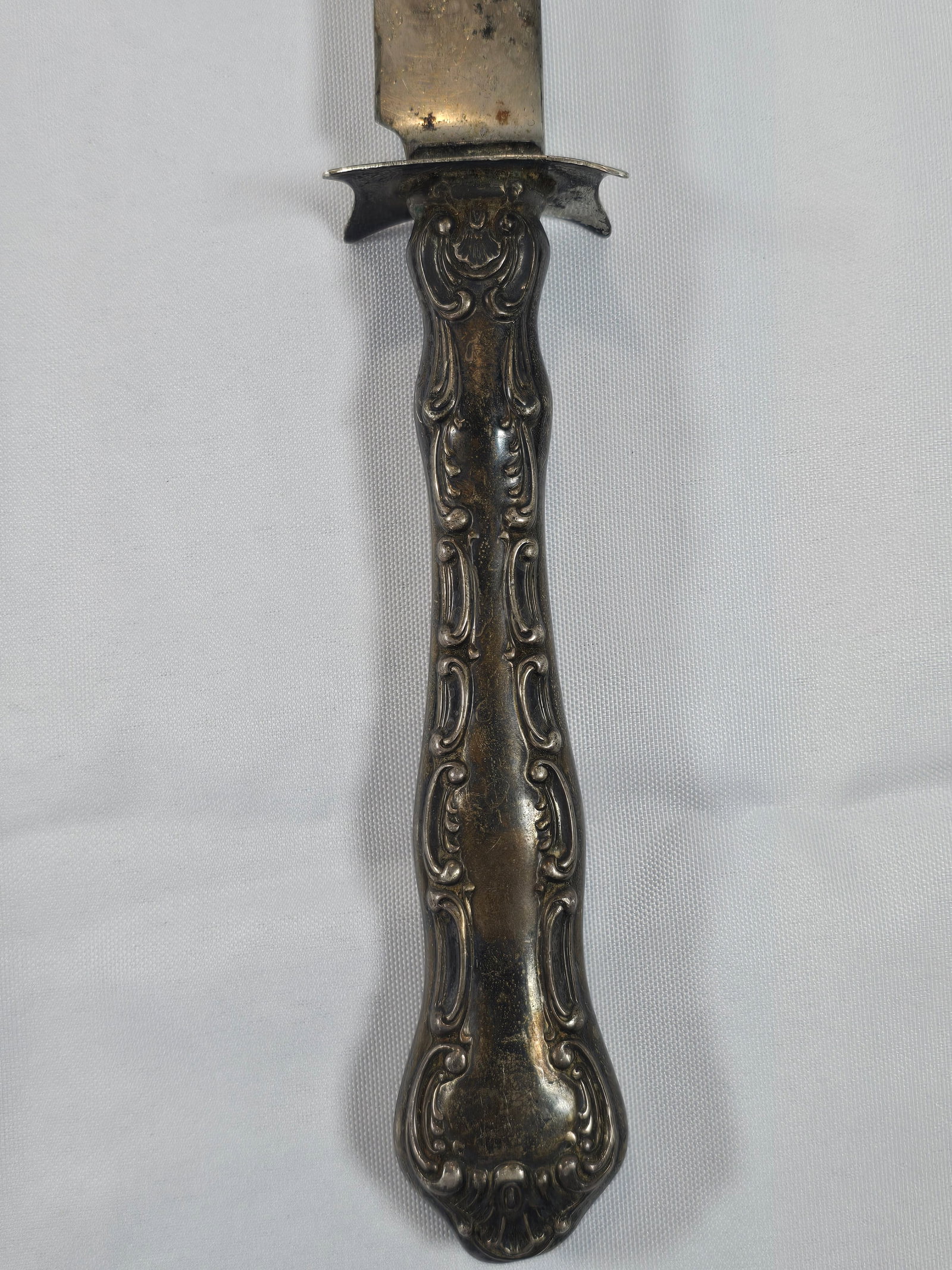 Antique Silver Ornate Carving Set - 2