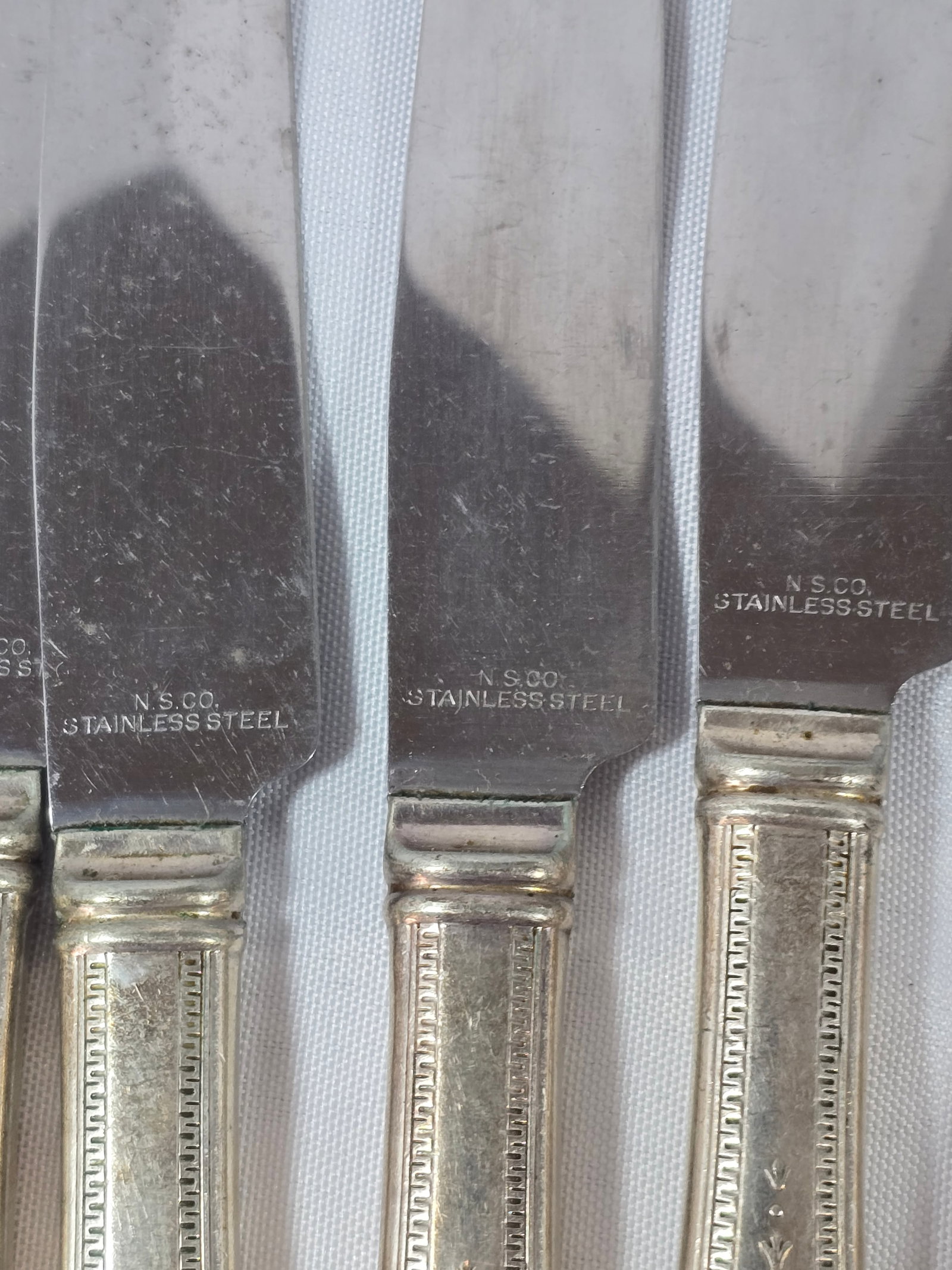 60-Piece Vintage NS CO. Stainless Steel Flatware Set - 3