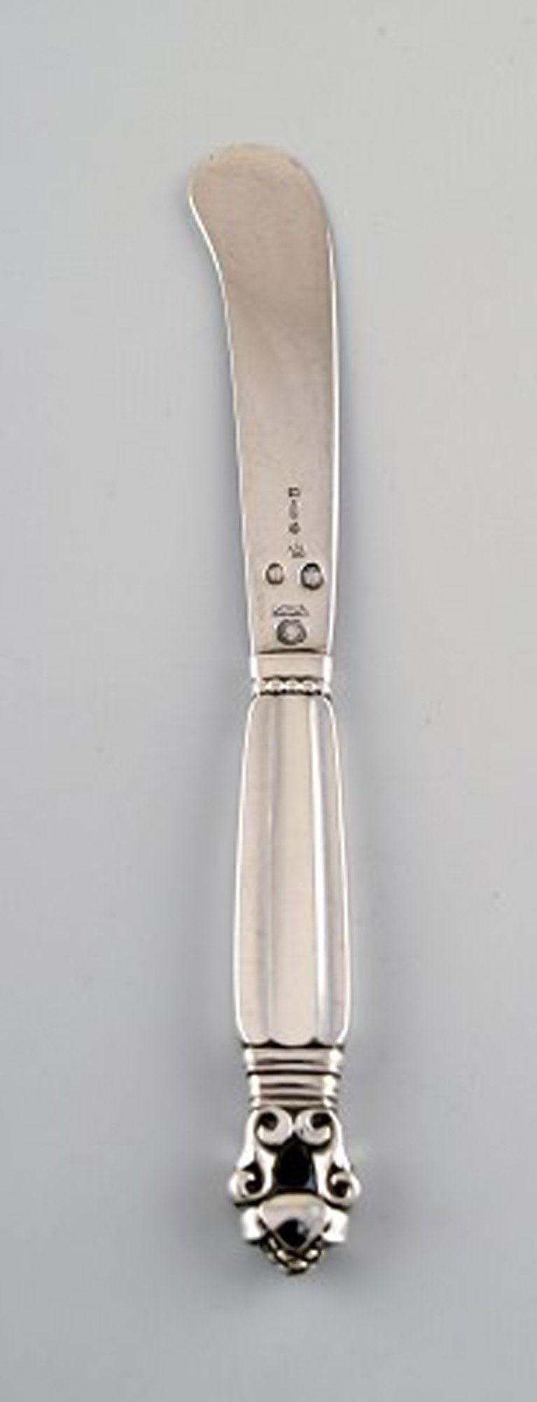 Georg Jensen "Acorn" butterknife all in sterling silver. 5 pieces in stock. - 2