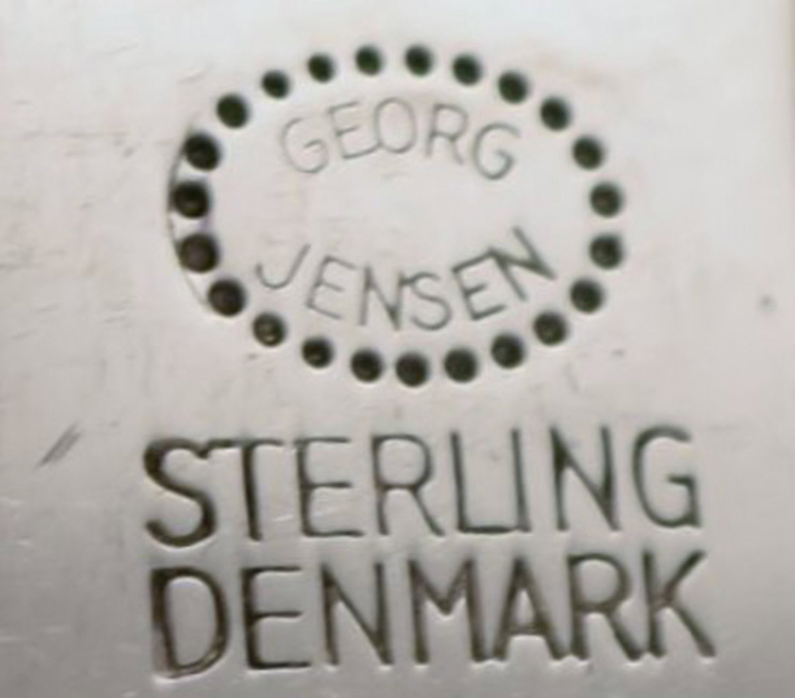 Georg Jensen Beaded complete 12 persons fish service. - 4