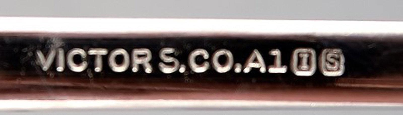 American sauce ladle in silver. - 2