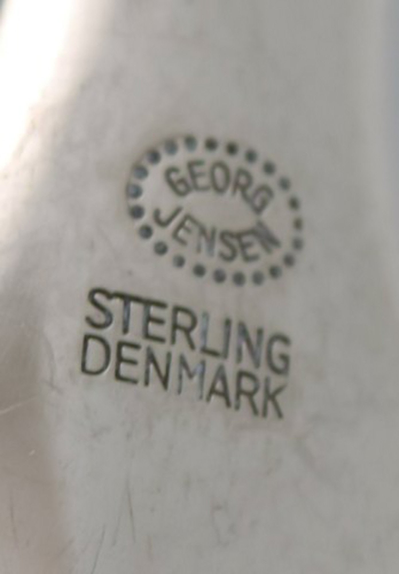 Magnus Stephensen for Georg Jensen. "Argo" dinner spoon in sterling silver. - 3
