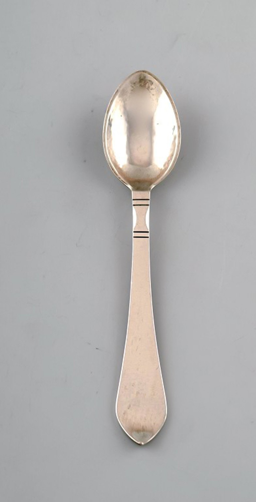 Georg Jensen Continental coffee spoon, hand hammered. 3 pieces in stock. (1 of 4)