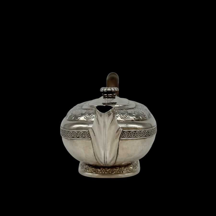19th Century Antique George III Silver Teapot London 1814 Benjamin Smith - 3