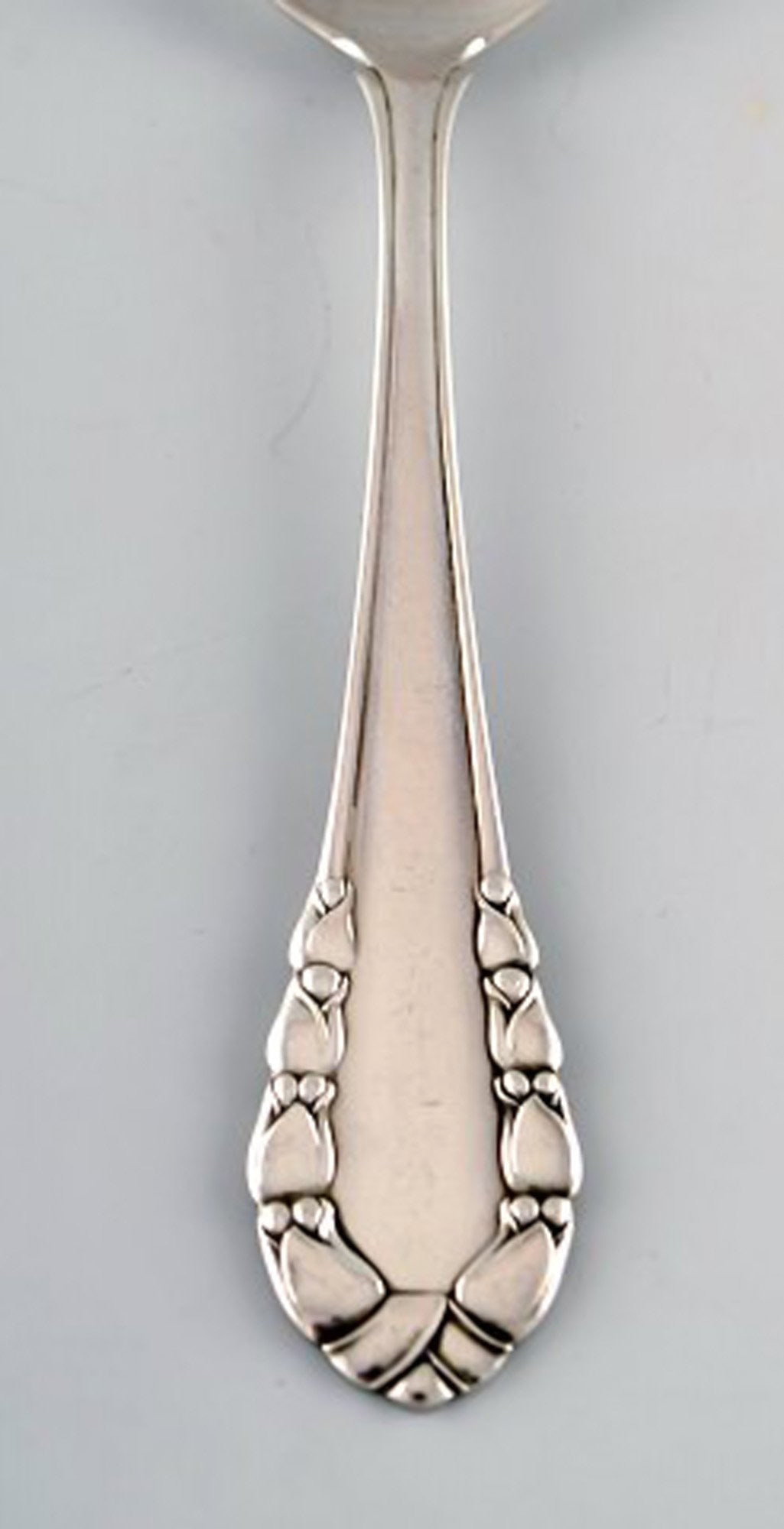 Georg Jensen "Lily of the valley" dinner spoon in sterling silver. - 2