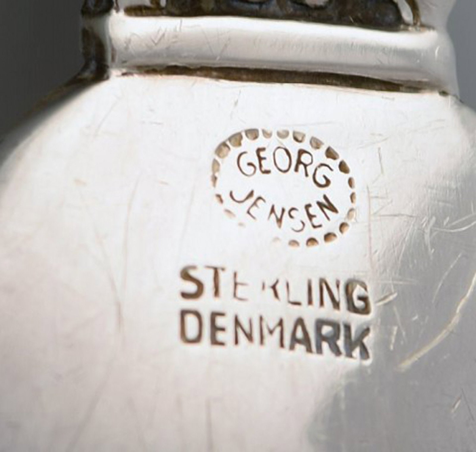 Georg Jensen Cactus serving spoon in sterling silver. - 4